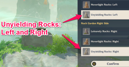 Genshin - Step 14 - Setting up the rocks