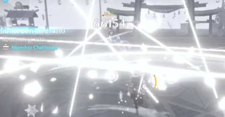 Genshin - Misty Hills, Foggy Vales - Flowing Leafslasher