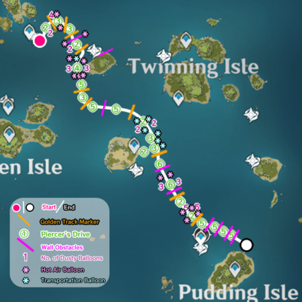 Genshin - Surfpiercer 4 Route Map
