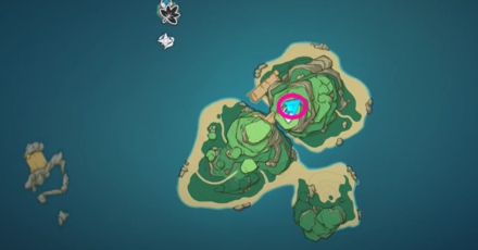 Genshin - Head to the Pudding Isle Waypoint