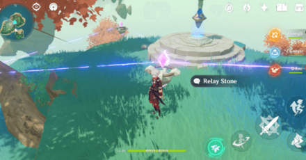 Genshin - Put one relay stone