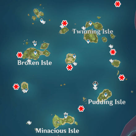 Genshin - Cloudleisure Steps Locations