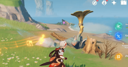 Genshin - Melodic Bloom faced upwards