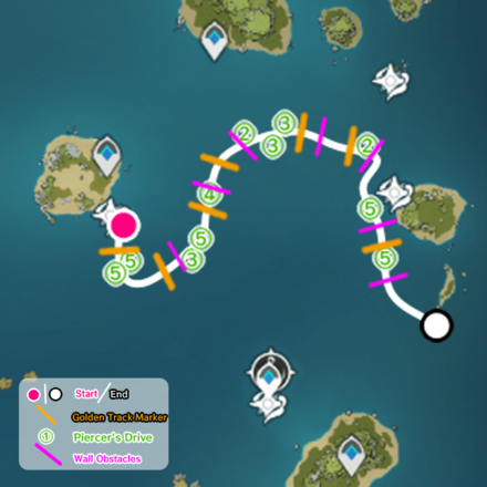 Genshin - Surfpiercer 6 Route Map