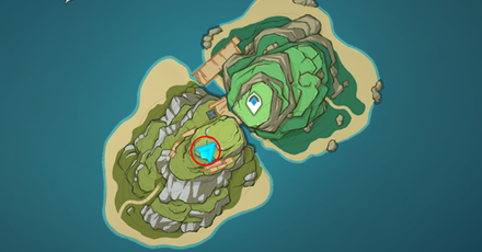 Geo Totem Location on Pudding Isle