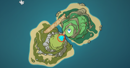 Anemo Totem Location on Pudding Isle