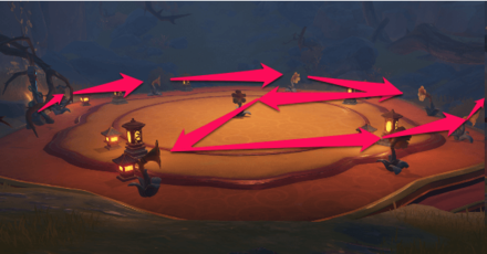 Genshin - Melodic Harp Puzzle for 3 Broken Isle Chests