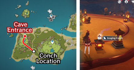 Genshin - Misplaced Conch 2 in Broken Isle