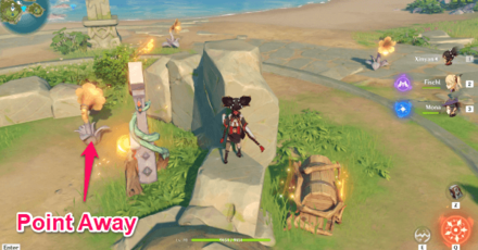 Genshin - Melodic Harp Puzzle 1 Solution