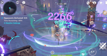 Genshin - Use AoE Anemo Skills