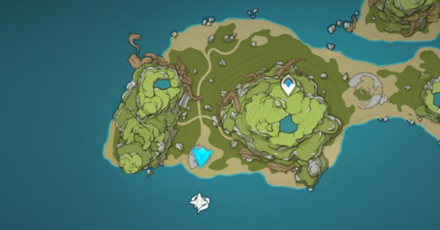 Genshin - Melodic Harp Puzzle West 1 Location