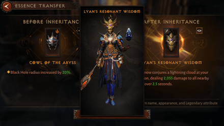 Essence Transfer - Change the Name and Appearance of Item