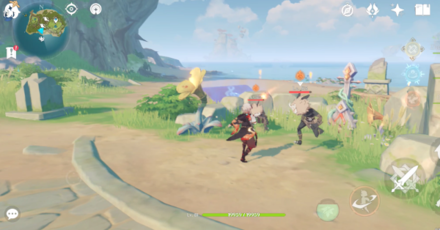 Genshin - Melodic Harp Puzzle West 1 - Defeat Enemies