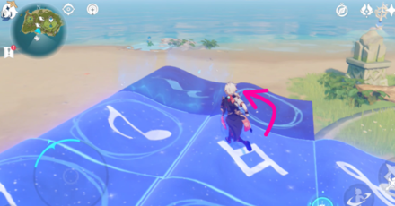 Genshin - Melodic Harp Puzzle West 1 - Last Two Melodic Pedals