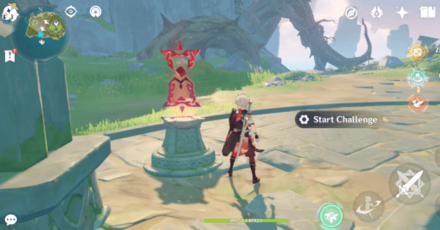 Genshin - Melodic Harp Puzzle West 1 - Activate Time Trial