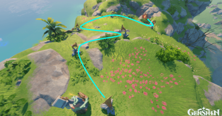 Genshin - Melodic Harp Puzzle 7 Solution