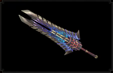 Azure Blaze Great Sword Layered Weapon