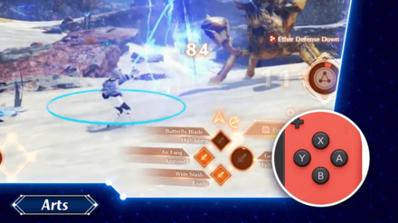 Xenoblade Chronicles 3 - Arts Per Button