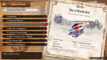 MH Rise Sunbreak - MR 70 Crimson Glow Valstrax Quest