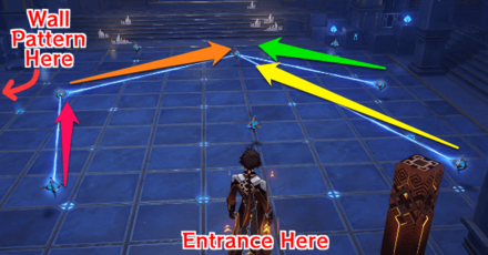 Genshin - Mona Domain Conch - Astral Puzzle 1 Solution