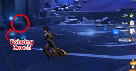 Genshin - The Ancient Azure Stars - Conch in the Final Room