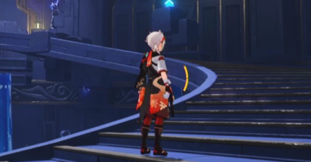 Genshin - The Ancient Azure Stars Door 4 - Swirling Stairs