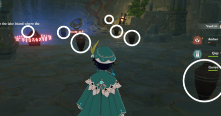 Genshin - Vase Locations Where the Notes Were Left