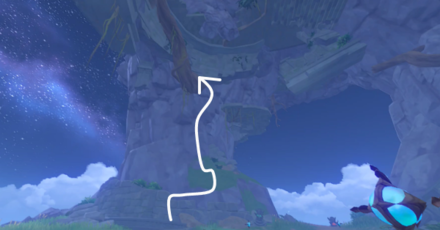 Genshin - Climb Step 2 - Choose the Right Mountainside to Climb