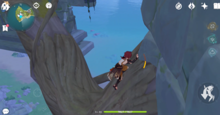 Genshin - Climb Step 5 - Drop Down and Glide Up