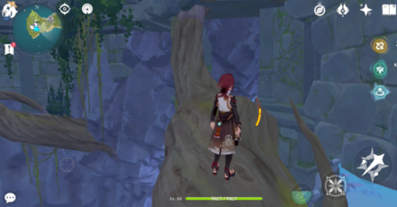 Genshin - Climb Step 6 - Walk towards the vine going up