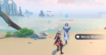 Genshin - Step 1 - Talk to the Mirror Maiden