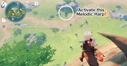 Genshin - Step 3 - Unseal the Vine-Covered Cave Entrance