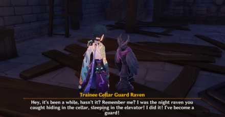 Genshin - Night Ravens in the Cellar - Check on the Brother