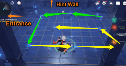 Genshin - The Ancient Azure Stars Door 1 - Puzzle 3