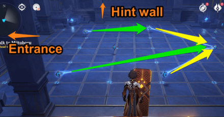 Genshin - The Ancient Azure Stars Door 1 - Puzzle 1