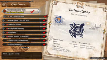 MH Rise Sunbreak - MR 5 Kushala Daora Quest