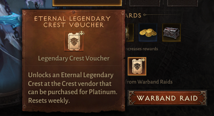 DI - Eternal Legendary Crest Voucher