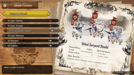 MH Rise Sunbreak - HR Wind Serpent Ibushi Rampage Quest