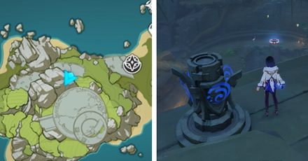 Minacious Isle Hydro Totem Location
