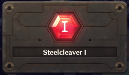 SteelCleaver 1 Gem