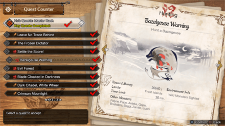 MH Rise Sunbreak - MR 5 Bazelgeuse Quest