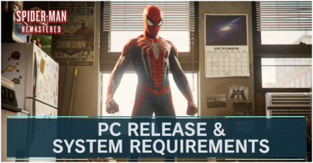 PC Release and System Reqs Spiderman