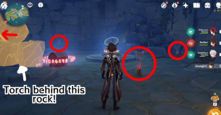 Genshin - Minacious Isle Torch Puzzle 3 - Solution