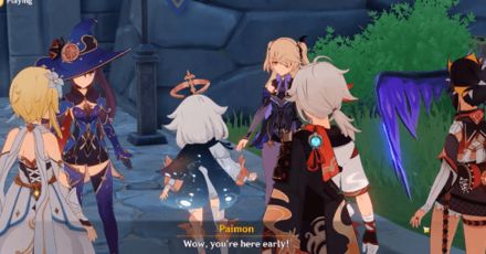 Genshin - The Golden Apple Vacation Returns - Go to the city gate