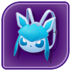 Pokemon Face Backpack (Glaceon)