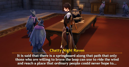 Genshin - Chatty Night Raven
