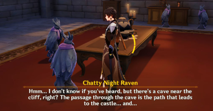 Genshin - Chatty Night Raven