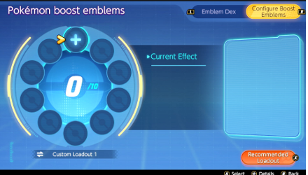 Pokemon UNITE - Boost Emblem Select the Plus Icon