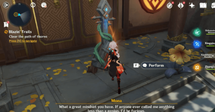 Genshin - Perform on the Melodic Harp