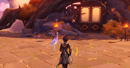 Genshin - Xinyan Domain Conch - Follow Crane to the Door